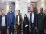 دیدار فرماندار قرچک با خانواده معظم شهدا
