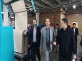 بازدید فرماندار از واحد نساجی در دوشنبه های تولید قرچک