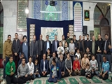 حضور فرماندار در بین معتکفین مسجد صاحب الزمان (عج) روستای داودآباد قرچک