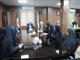 تجلیل از بانوان شاغل در فرمانداری شهرستان قرچک به مناسبت ولادت با سعادت حضرت معصومه(س) و روز دختر