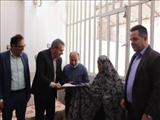 فرماندار شهرستان قرچک از خانواده شهید مدافع حرم سید احسان میرسیار و خانواده شهید کولیوند تجلیل و قدردانی کرد