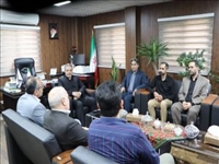 دیدار هیئت رئیسه اتاق اصناف شهرستان قرچک با فرماندار