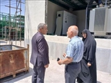 بازدید فرماندار از روند پیشرفت فیزیکی پنل های خورشیدی کارخانه مهرخواه شهرستان قرچک