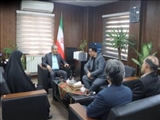 دیدار رئیس پلیس امنیت اقتصادی شرق استان تهران با فرماندار شهرستان قرچک