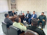 بازدید فرماندار از کلانتری باقرآباد شهرستان قرچک به مناسبت هفته نیروی انتظامی