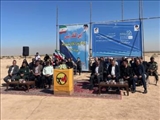 آیین کلنگ زنی نیروگاه خورشیدی 50 مگاواتی شهرستان قرچک به صورت ویدئوکنفرانس با رئیس جمهور برگزار شد