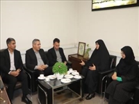 دیدار فرماندار شهرستان قرچک با رئیس اداره ثبت احوال به مناسبت هفته ثبت احوال