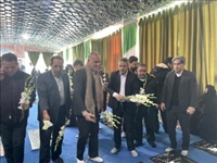 برگزاری آیین گلباران مزار شهدای روستای ولی آباد قرچک به مناسبت دهه فجر انقلاب اسلامی