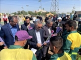 تقدیر از کارگران شهرداری قرچک با حضور معاون هماهنگی امور عمرانی استانداری تهران به مناسبت روز کار و کارگر