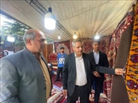 بازدید فرماندار قرچک از غرفه‌های صنایع‌دستی و بازی‌های بومی‌محلی در نمایشگاه توانمندی‌های روستایی و عشایری تهران