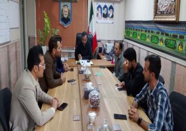برگزاری جلسه پایش تصویری روستایی در بخشداری قرچک